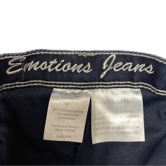 SOLD 🔴 Emotions jeans denim skirt with shorts size 11 fits W34 blue - Picture 5 of 13